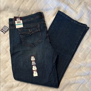 Gloria Vanderbilt Indigo Victoria Fit Boot Cut Stretch Jeans size 16